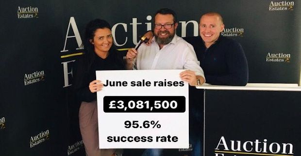 18th June Auction Raises £3,081,500 with a 95.6% success rate!